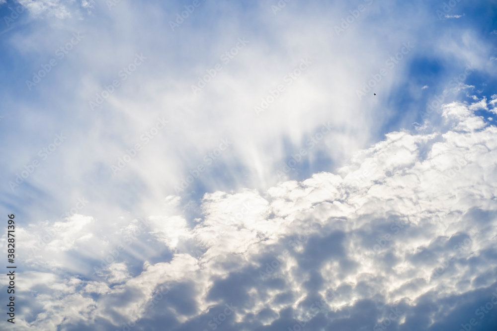 Obraz premium blue sky with clouds