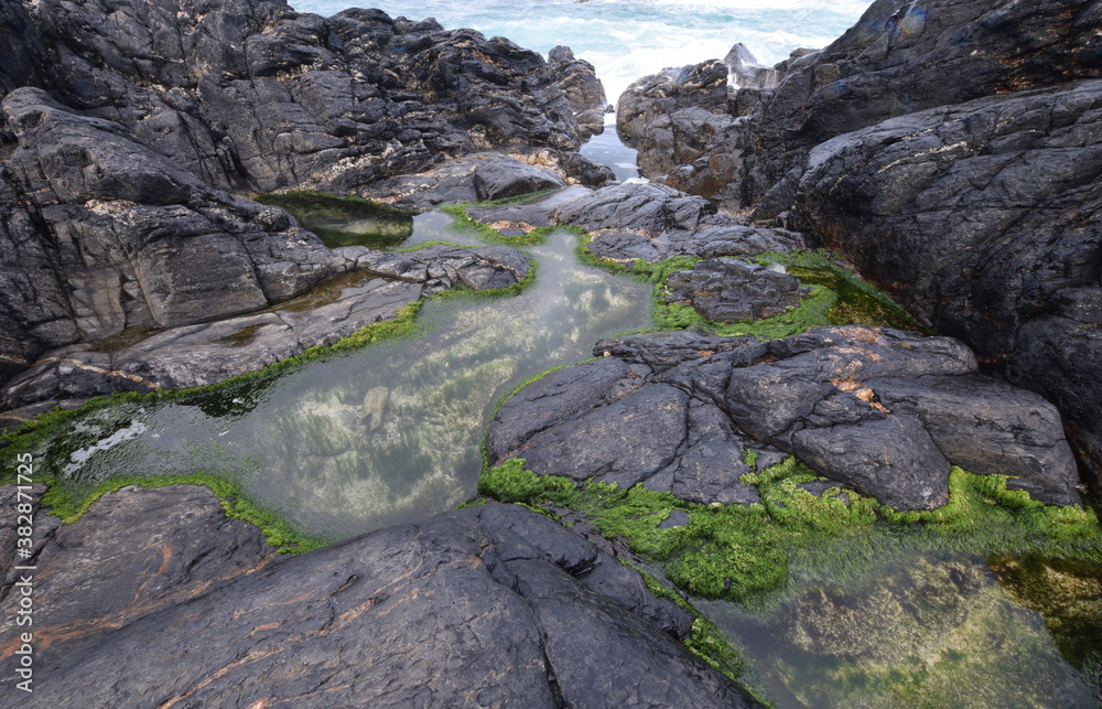 Rock Pools at Pendeen Cornwall Rock Pools at Pendeen Cornwall
