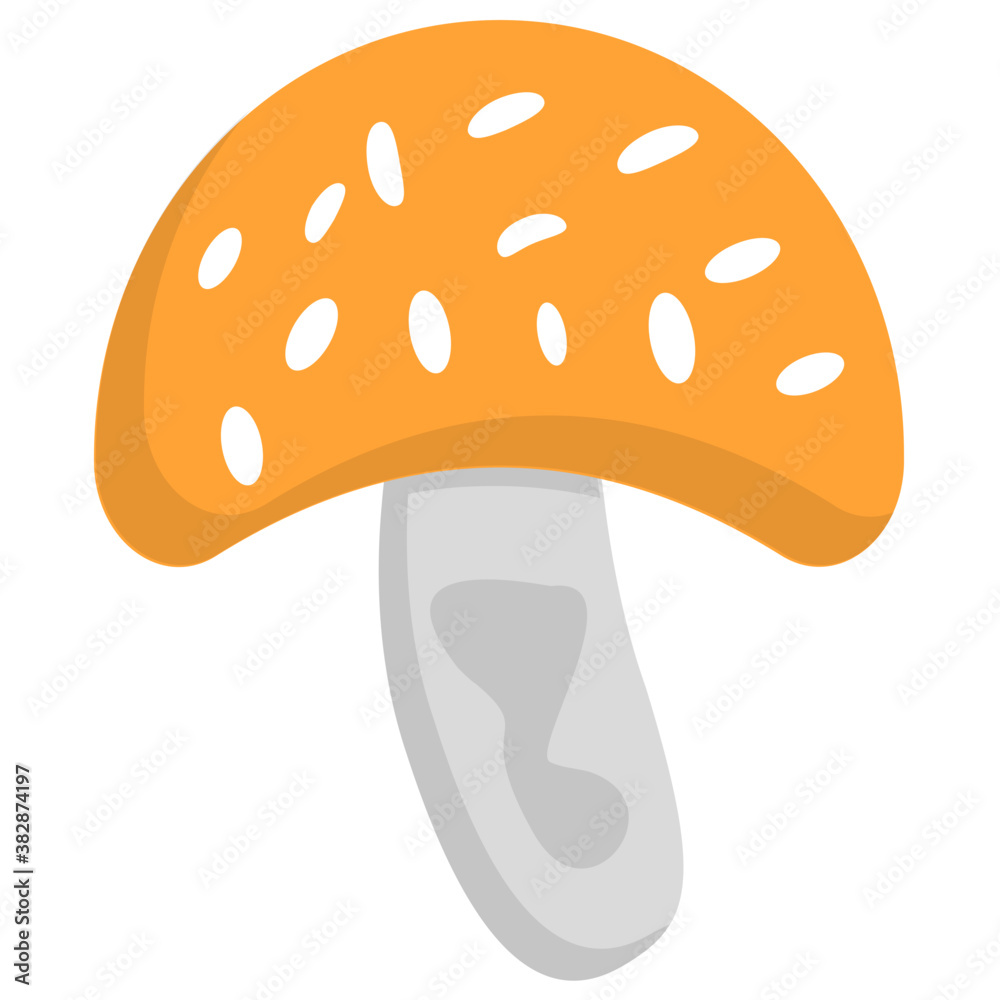 Mushroom flat icon creative design
Mushroom flat icon creative design