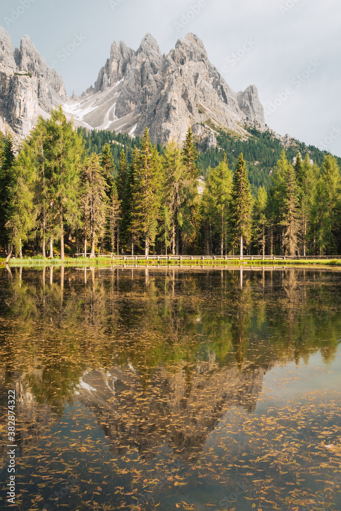 Mountain reflection in the lake