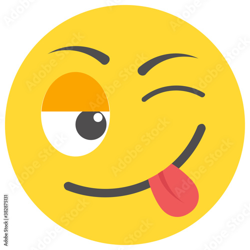 
Emoticon designed to express feelings
