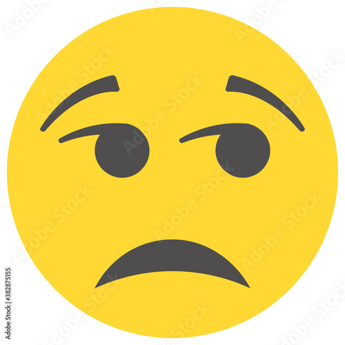 
A sad emoji icon
