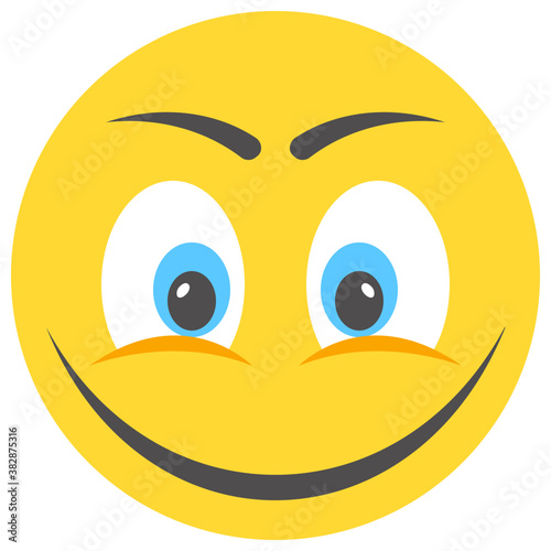 
A cute happy face emoji
