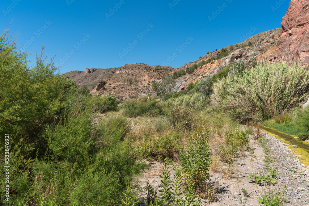 Mountainous landscape in southern Spain