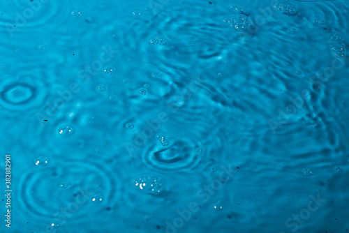 splash of water on a blue background. Abstract wallpaper