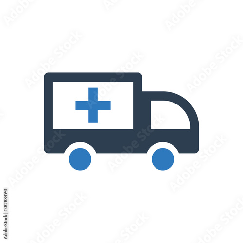 emergency ambulance icon 