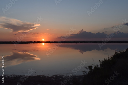 Riflessi al tramonto