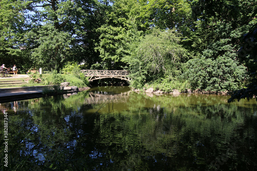 Tableau sur toile Rennes - Parc Hamelin Oberthür