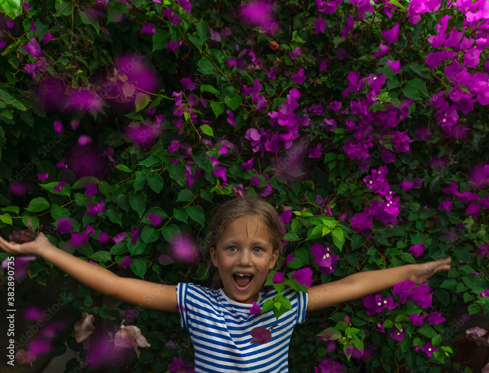 Little Girl in the Garden Little Girl in the Garden