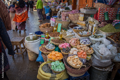 Comercio en la Medina, Marrakech