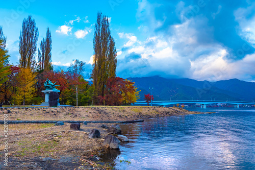 Japan. Kawaguchiko Landscap...