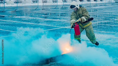 Putting out fires. The job ...