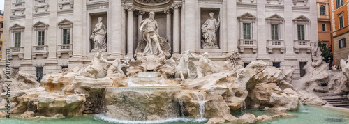 The beautiful fountain of Trevi in Rome