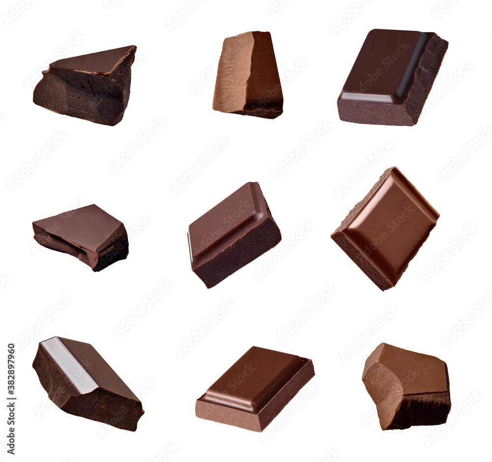 chocolate piece sweet food dessert falling chocolate piece sweet food dessert falling