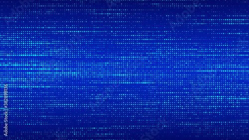 Glowing particles. Abstract futuristic background from many luminous dots. Dust particles. Vector