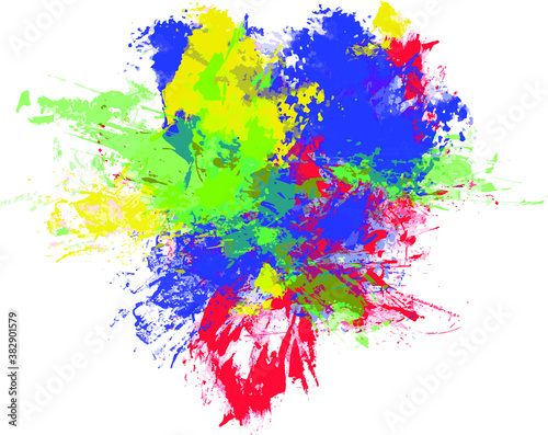 abstract watercolor background with splashes
