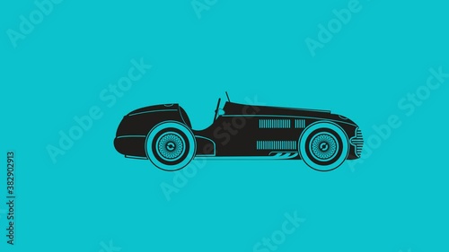 Vintage sport racing car.