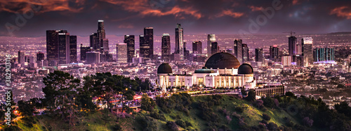Canvas Print Griffith Observatory Los Angeles