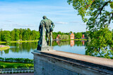 Heracles statue in Cameron gallery of Catherine palace, Tsarskoe Selo (Pushkin), Saint Petersburg, Russia