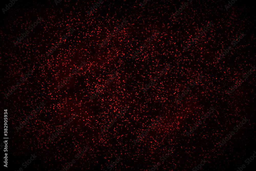 Dark red night sky with stars galaxy background. 