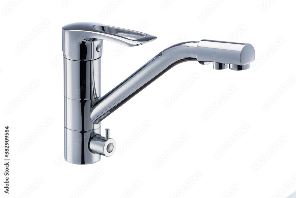 Single handles basin mixer metal faucet, modern design. Short spout Single handles basin mixer metal faucet, modern design. Short spout