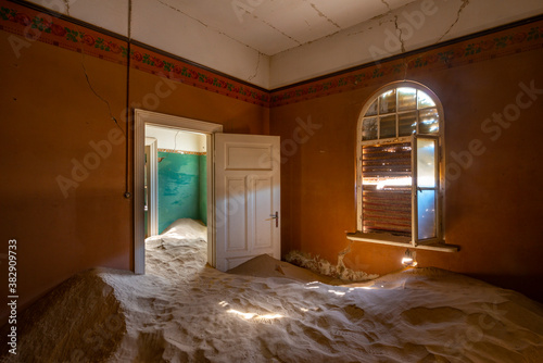 Ghost Town, Kolmanskop, Namibia, Africa photo