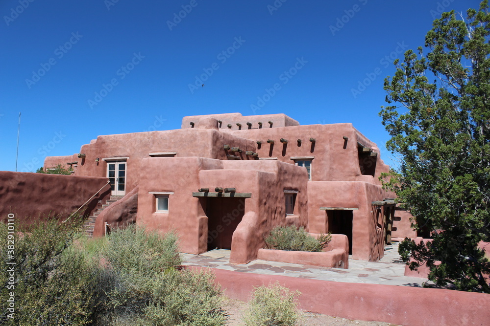 Historical adobe house located in northern Arizona