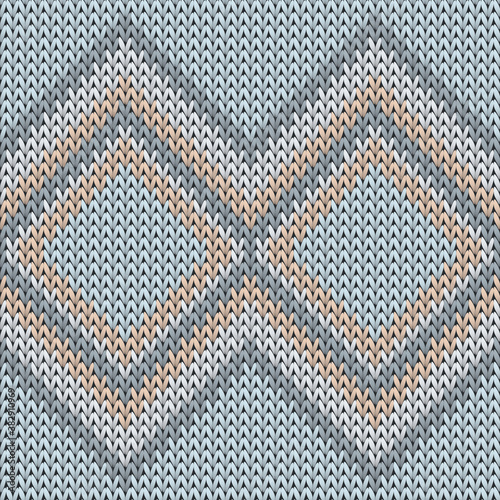 Fairisle rhombus argyle knitted texture geometric 