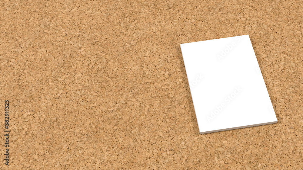 blank notebook on wooden table - page paper blank notebook on wooden table - page paper