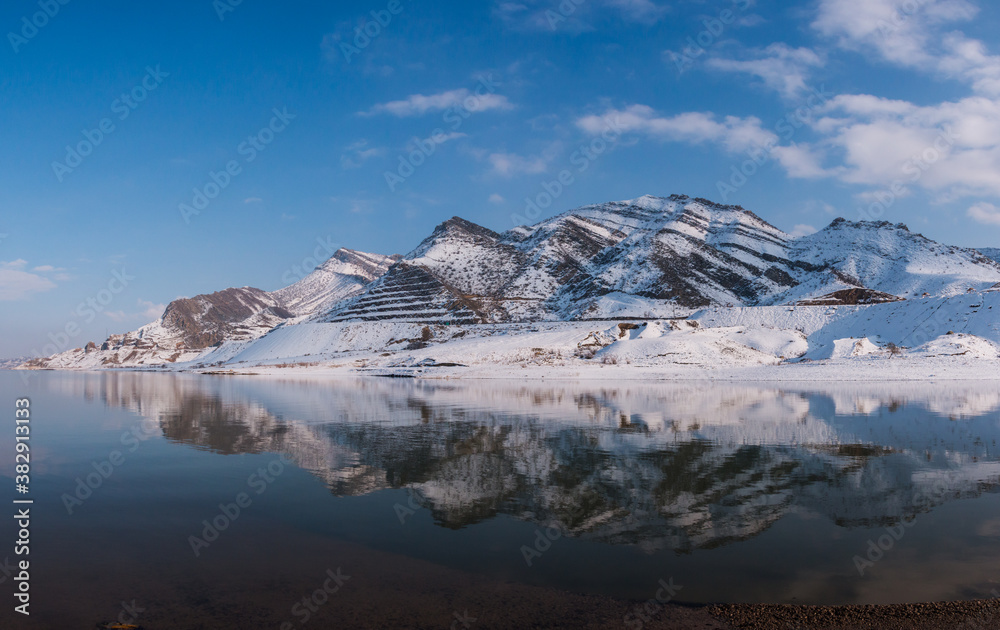 lake in winter