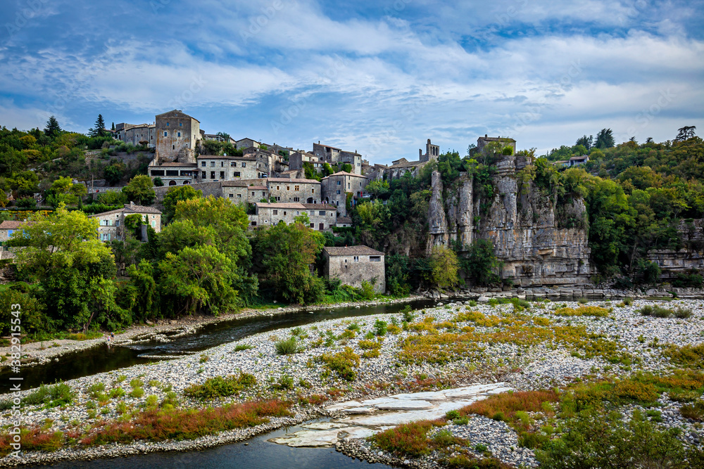 Balazuc in Southern France, Ardeche district