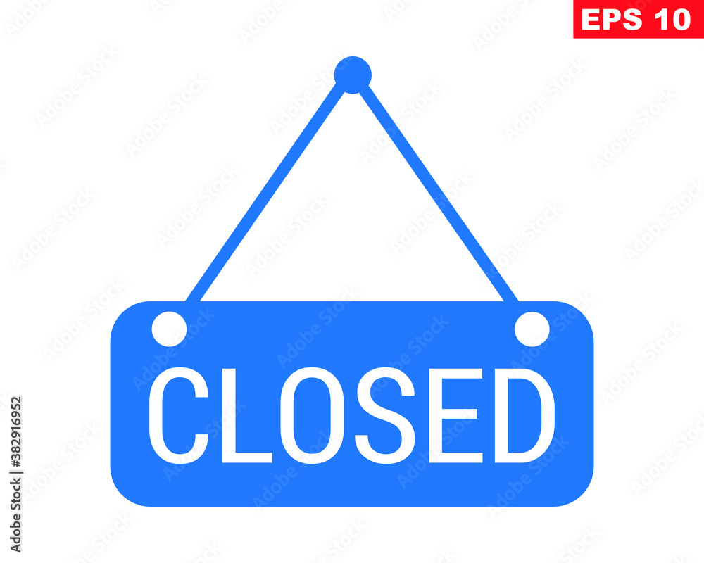 store closed notice icon store closed notice icon