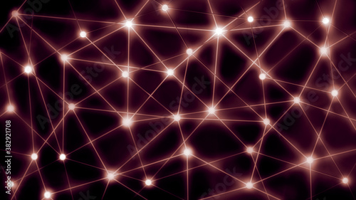 Internet data connectivity network abstract background in red black and white