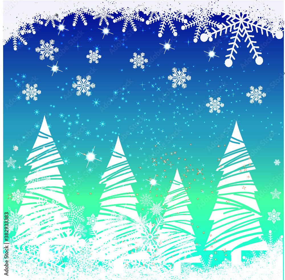 Obraz premium christmas tree background