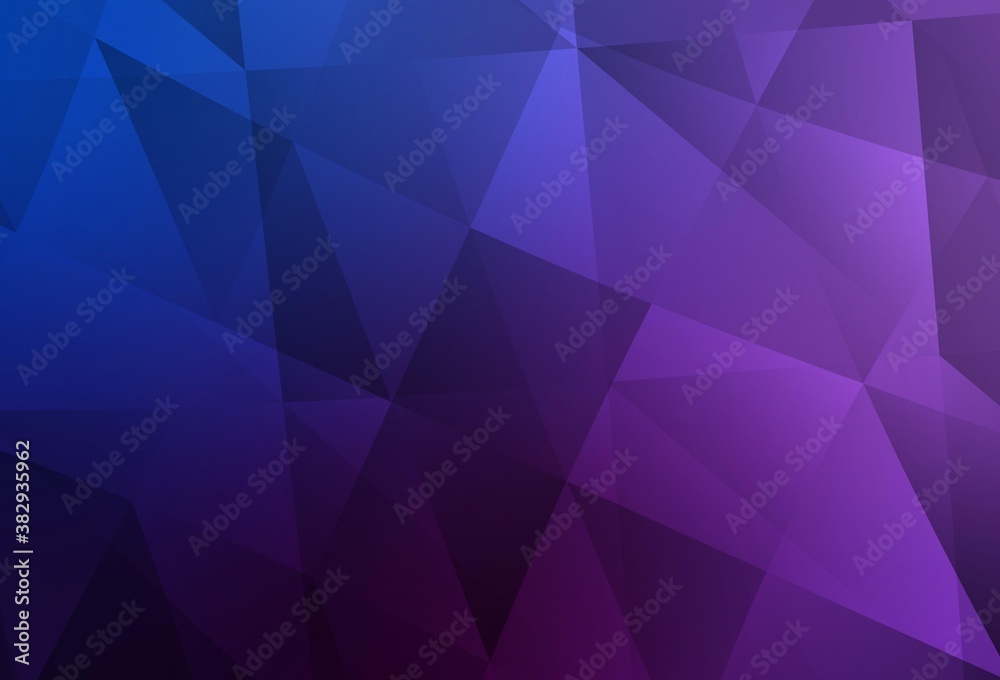 Light Pink, Blue vector shining triangular background. Light Pink, Blue vector shining triangular background.