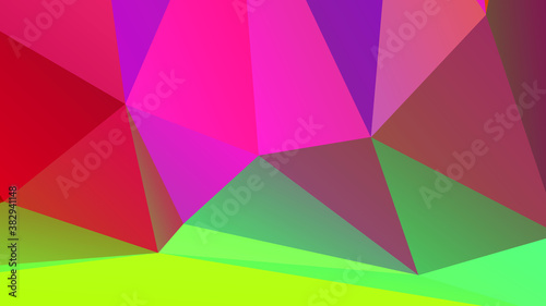 Abstract Color Polygon Background Design, Abstract Geometric Origami Style With Gradient. Presentation,Website, Backdrop, Cover,Banner,Pattern Template