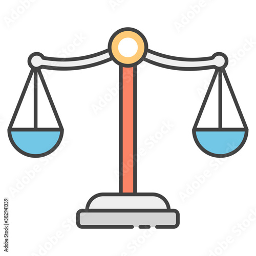 Justice Scale Vector 