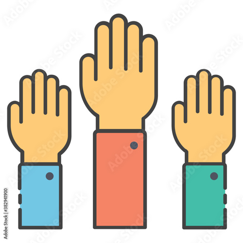 Hand Raised