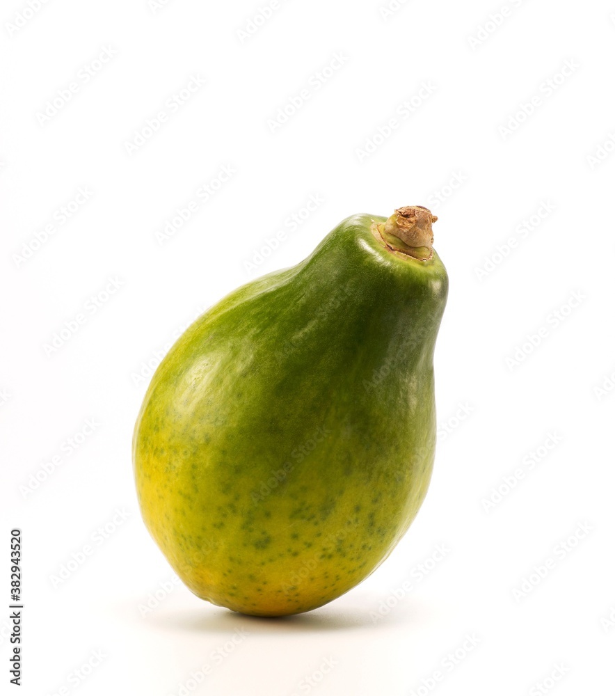 Papaya or paw-paw isolated on white. Papaya or paw-paw isolated on white.