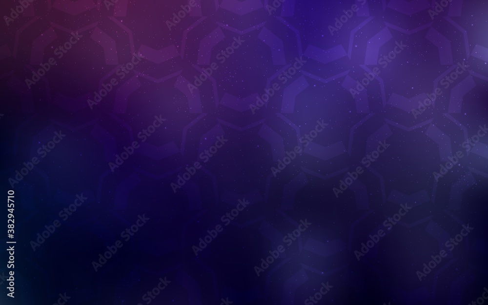 Dark Purple vector background with lines. Geometric illustration in abstract style with gradient.  New composition for your brand book.
