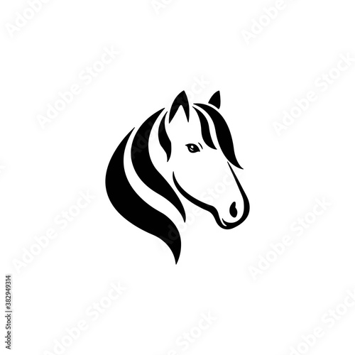 Fototapeta Naklejka Na Ścianę i Meble -  Horse head icon