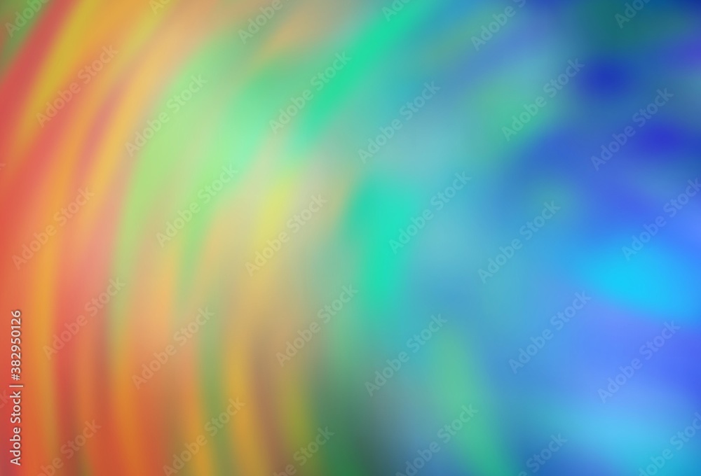 Obraz premium Light Blue, Yellow vector abstract blurred layout.