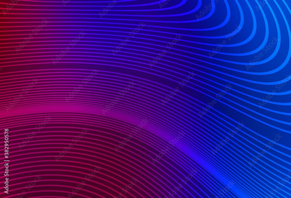 Dark Blue, Red vector template with curved lines. Dark Blue, Red vector template with curved lines.
