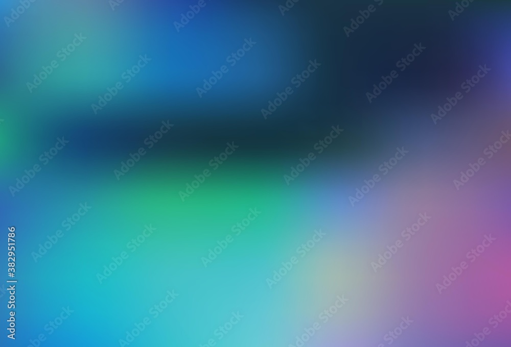 Light Pink, Blue vector blurred shine abstract background.