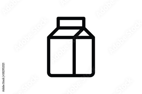 Bakery Outline Icon - Milk