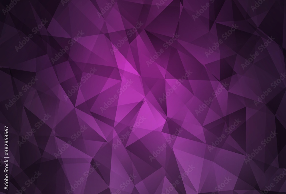 Dark Pink vector shining triangular layout. Dark Pink vector shining triangular layout.