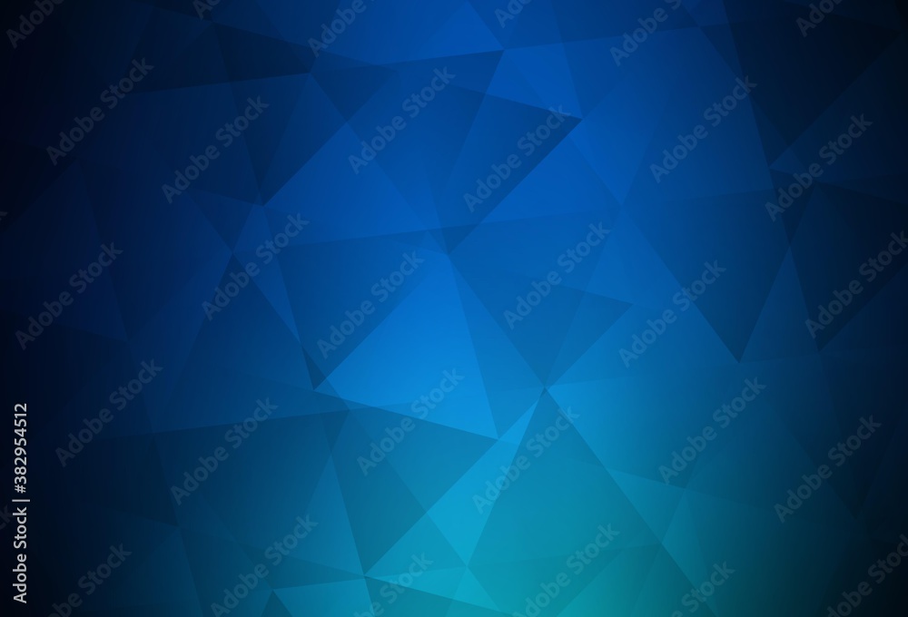 Dark BLUE vector low poly layout. Dark BLUE vector low poly layout.