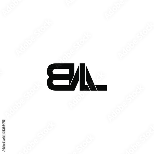 bal letter original monogram logo design