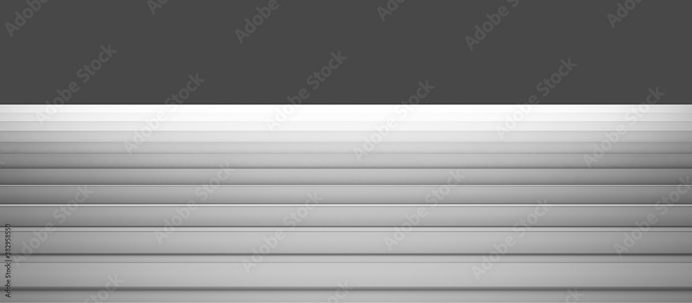 Fototapeta premium 3d rendering, abstract white background with copy space