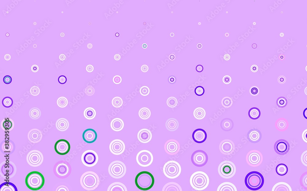 Light Pink, Green vector template with circles. Light Pink, Green vector template with circles.